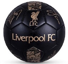 Liverpool FC Phantom Signature Football (Black Gold) Size 5